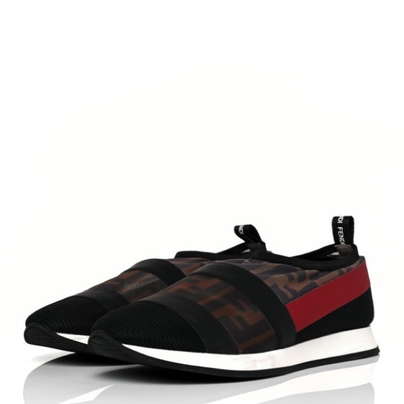 Fendi Logo Mesh Sneaker - Picture 3 of 5